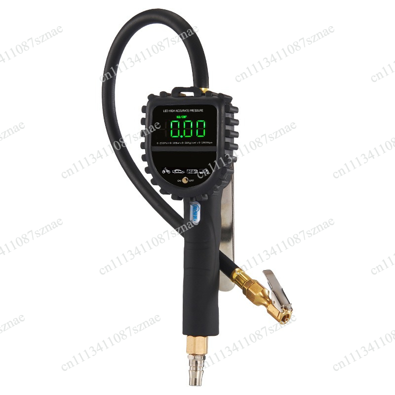Digital Tire Pressure Gauge Rechargeable - Manomètre numérique portable rechargeable avec baromètre,