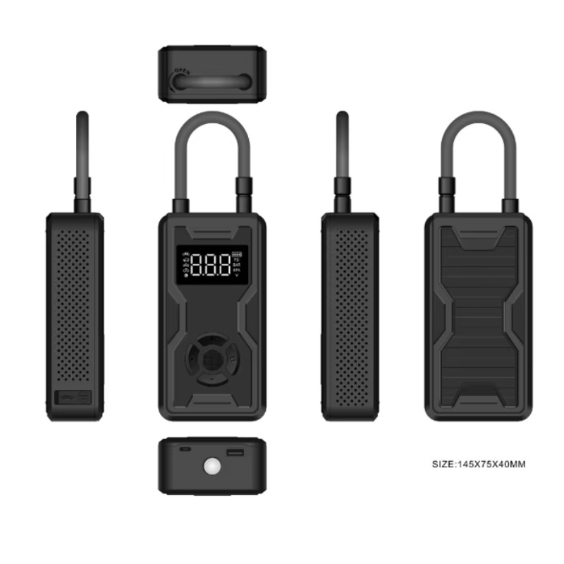 Cordless Inflator For Car Bike Ball - Pompe à air portable 7000 mAh,