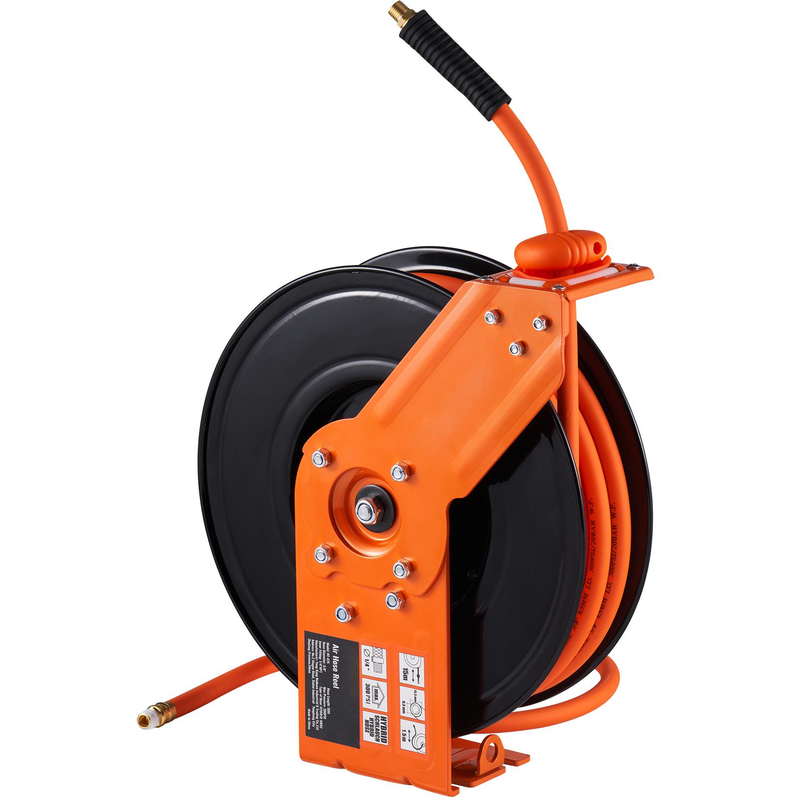 Air Compressor 300Psi Heavy Duty - Enrouleur de tuyau d'air rétractable 3/8