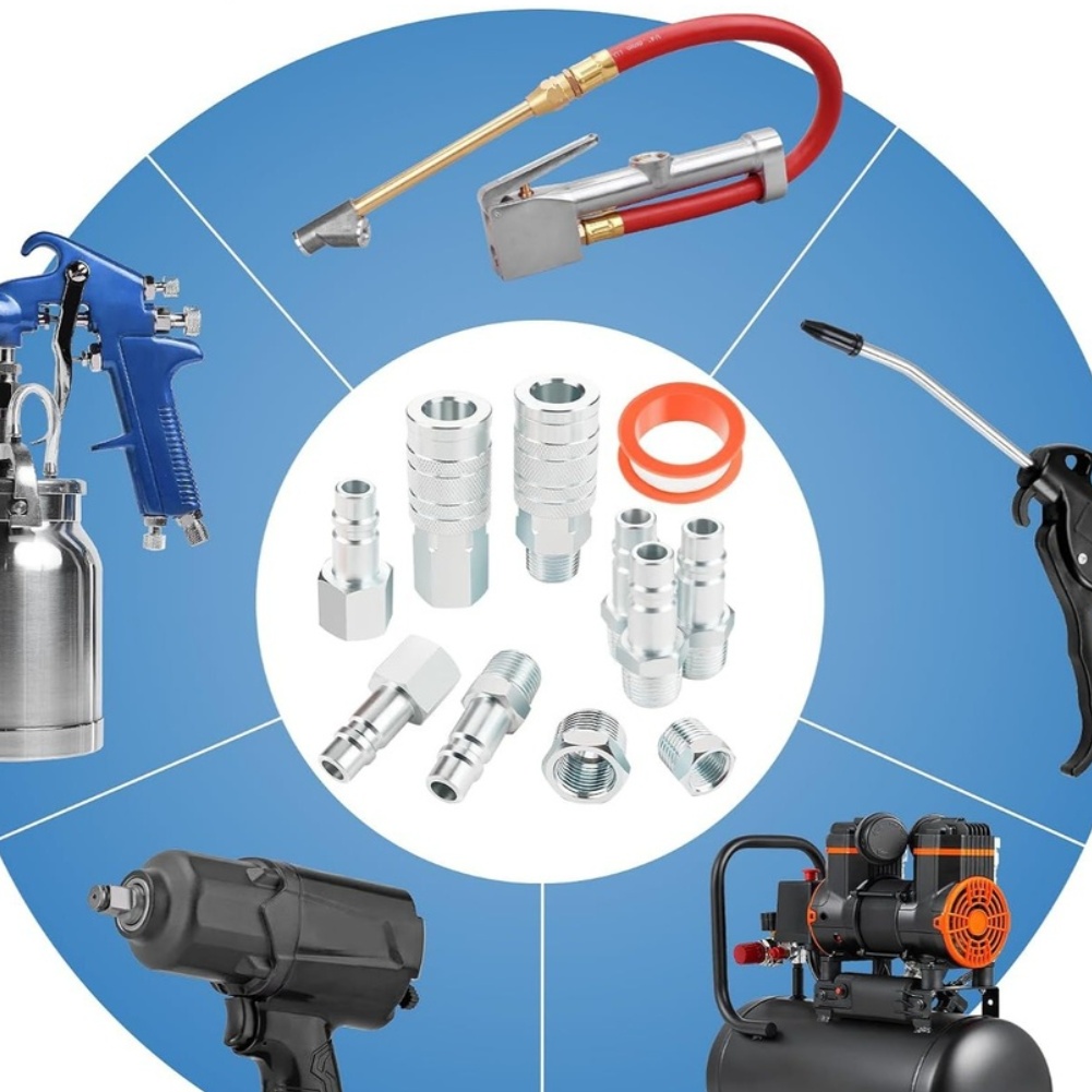 Air Compressor 300Psi Heavy Duty - Raccords rapides filetés NPT 1/2'' robustes,