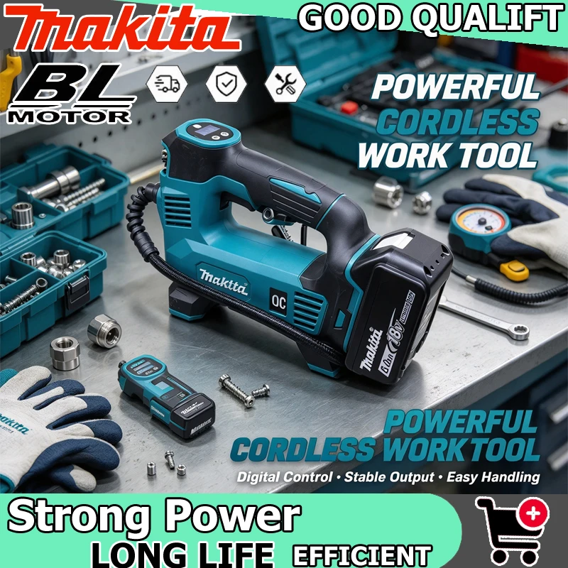 Cordless Tire Inflator 150Psi - Gonfleur d'air sans fil Makita 18V