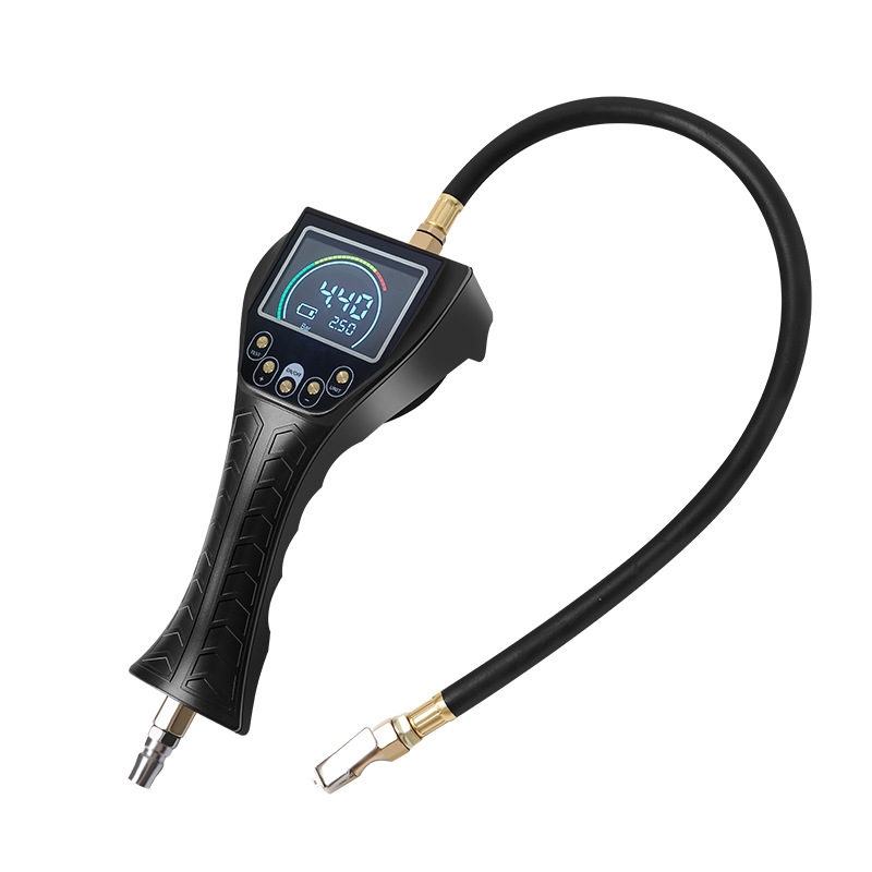 Tire Inflator With Pressure Gauge Auto Stop - Manomètre numérique portable pour pneus avec
