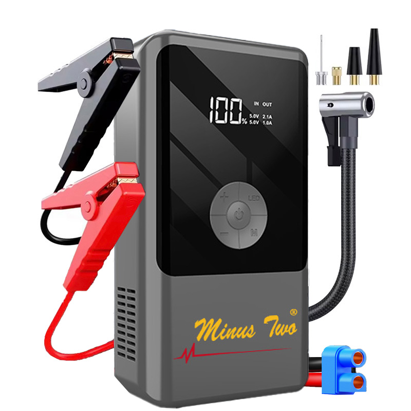 Portable Air Compressor Jump Starter Combo - Démarreur de voiture portable 12V avec