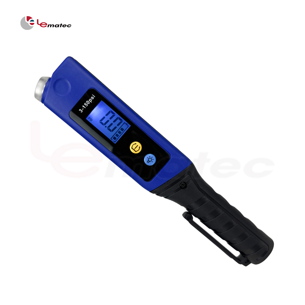Digital Tire Pressure Gauge Rechargeable - Manomètre numérique 2-en-1 pour pneus, lampe