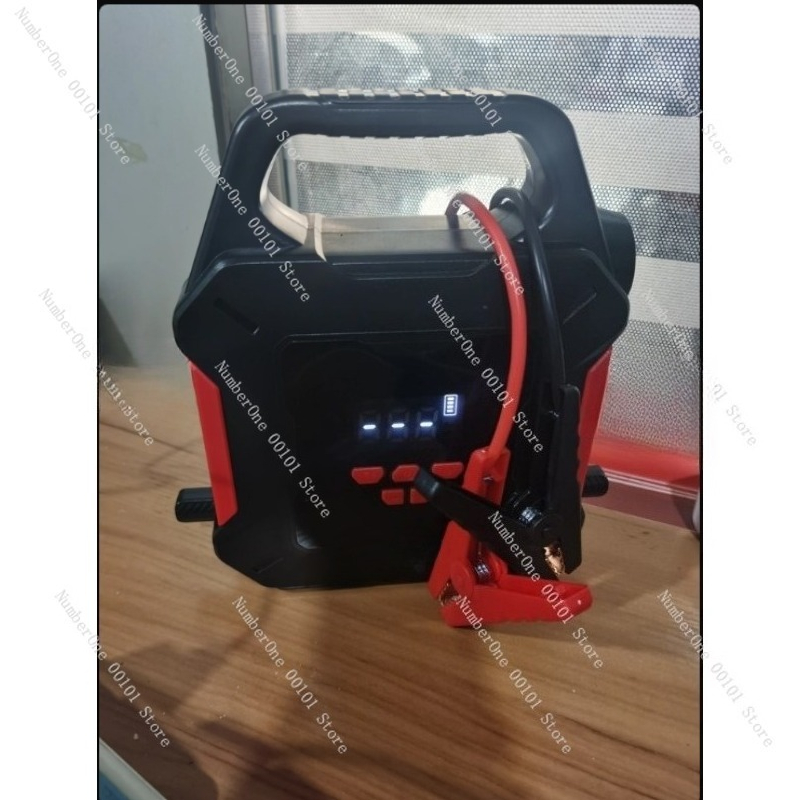 Portable Air Compressor Jump Starter Combo - Démarreur de voiture d'urgence et compresseur