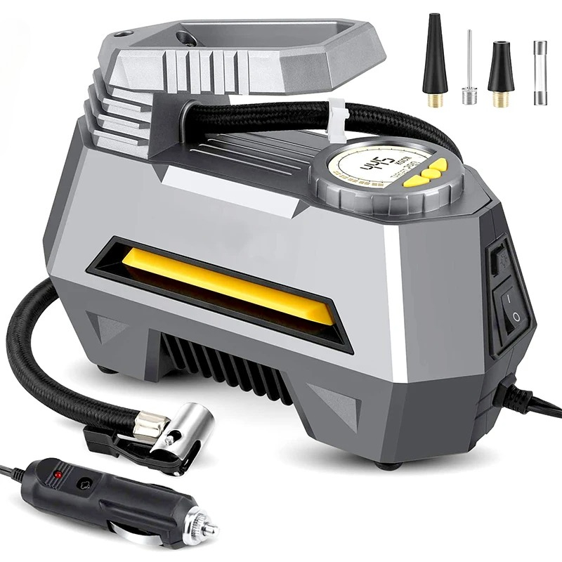 Portable Air Compressor 12V Digital - Gonfleur de pneu de voiture Portable