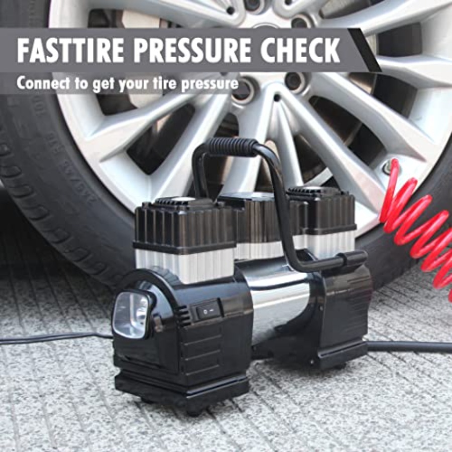 Compresseur d'air double cylin - Tire Inflator Dual Cylinder avis et prix