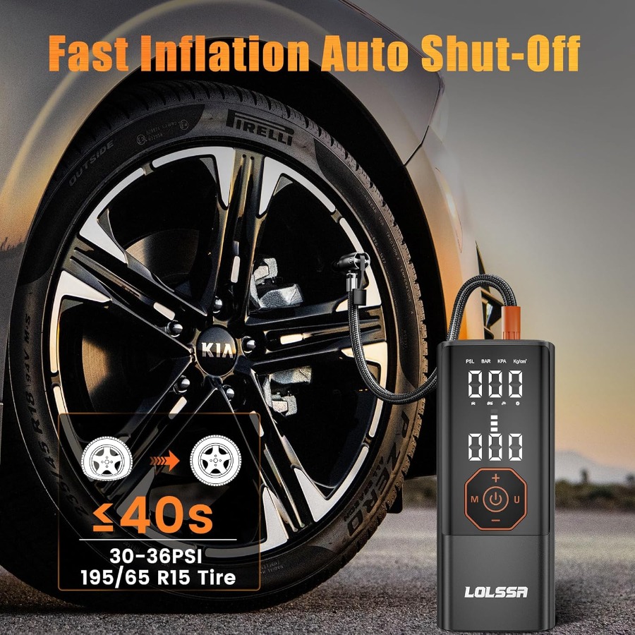 Compresseur d'air Portable pou - Cordless Inflator For Car Bike Ball avis et prix