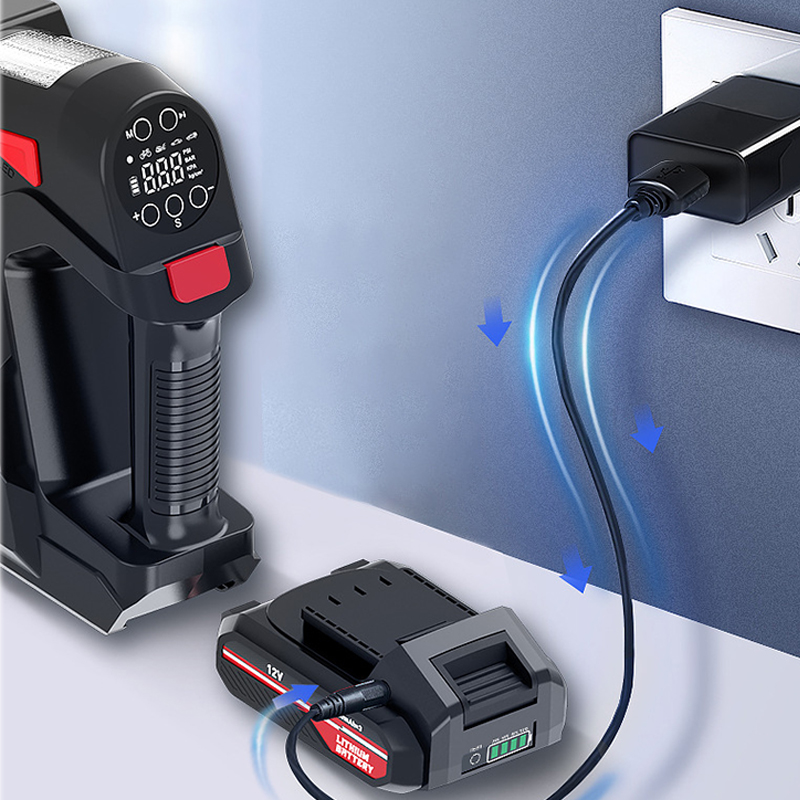 Gonfleur de pneus de voiture,  - Portable Air Compressor 12V Digital avis et prix