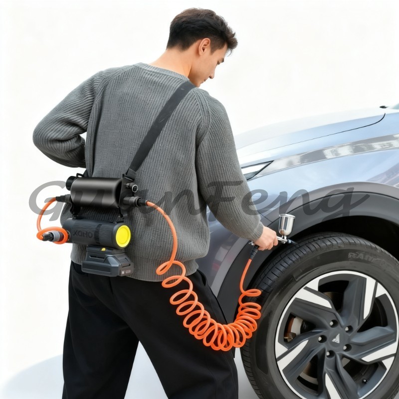 Compresseur d'air sans fil de  - Cordless Air Pump 20V Battery avis et prix