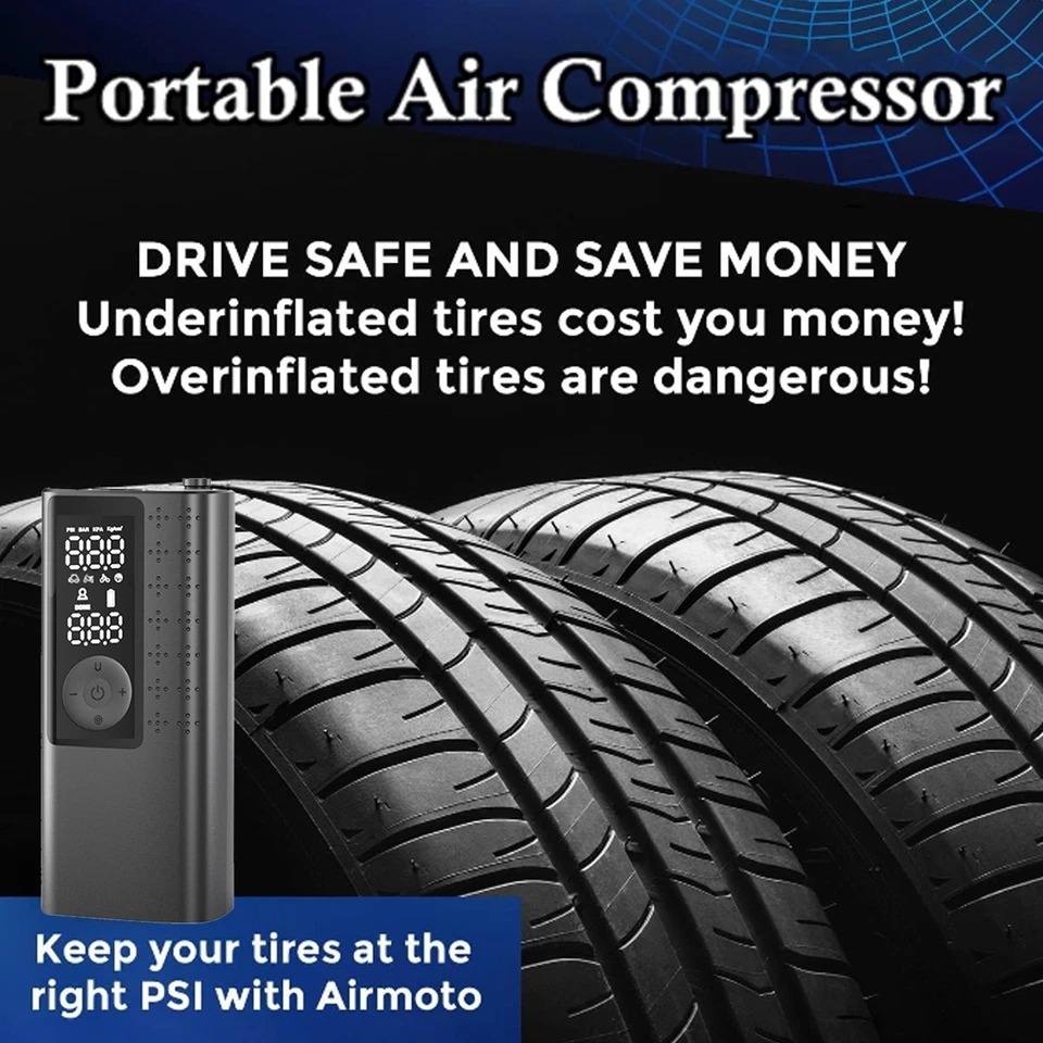 Compresseur d'air portable num - Portable Air Compressor 12V Digital avis et prix