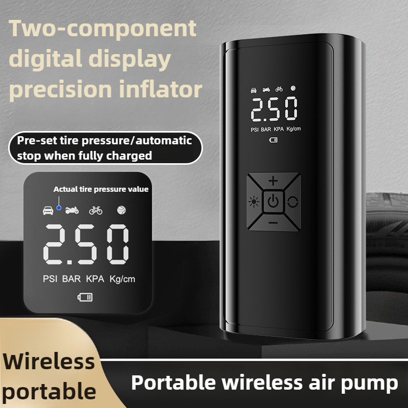 Pompe à air sans fil 120W pour - Portable Air Compressor 12V Digital avis et prix
