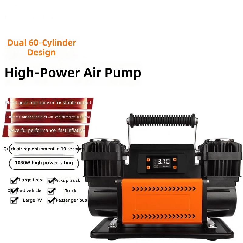 Pompe à air numérique à double - Tire Inflator Dual Cylinder avis et prix