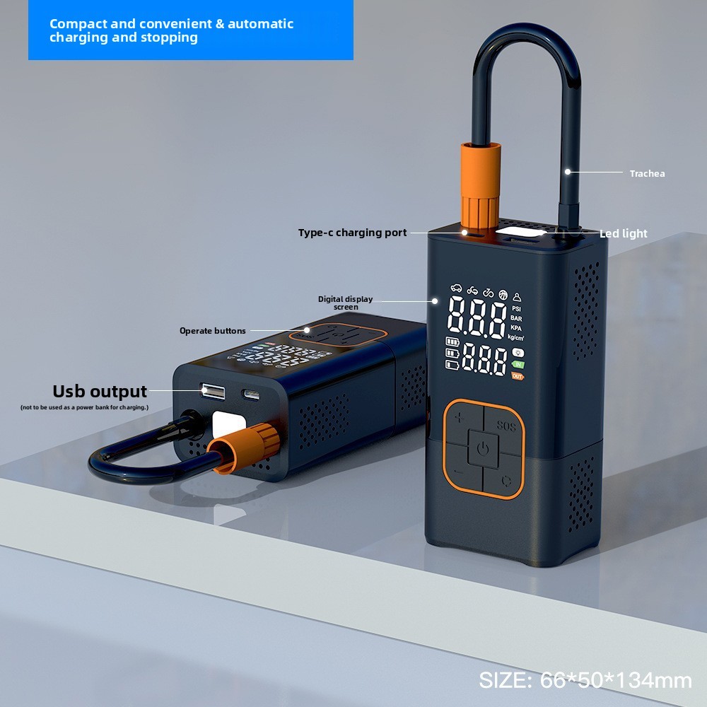 Mini compresseur d'air électri - Portable Air Compressor 12V Digital avis et prix