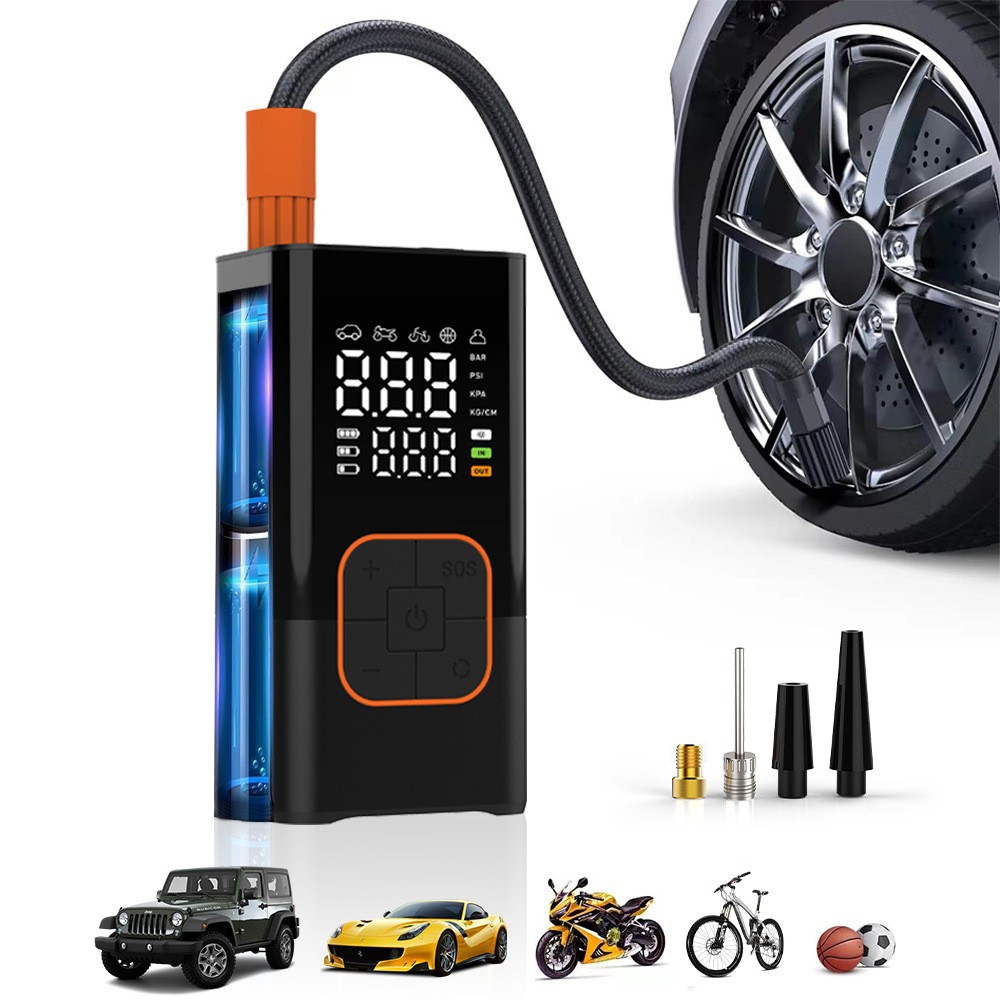 Mini compresseur d'air électri - Portable Air Compressor 12V Digital avis et prix