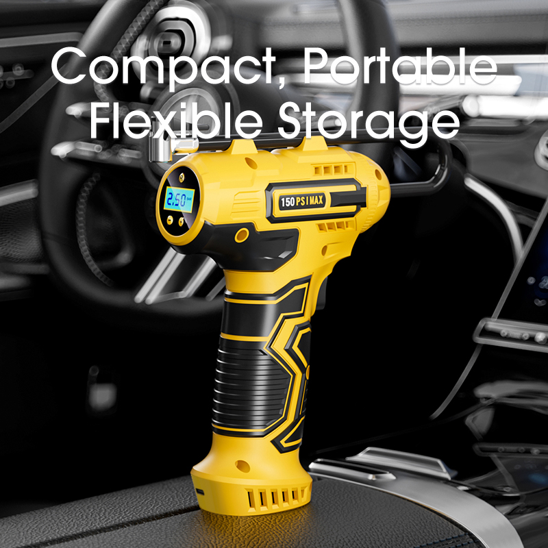 Compresseur d'air portable san - Cordless Tire Inflator 150Psi avis et prix