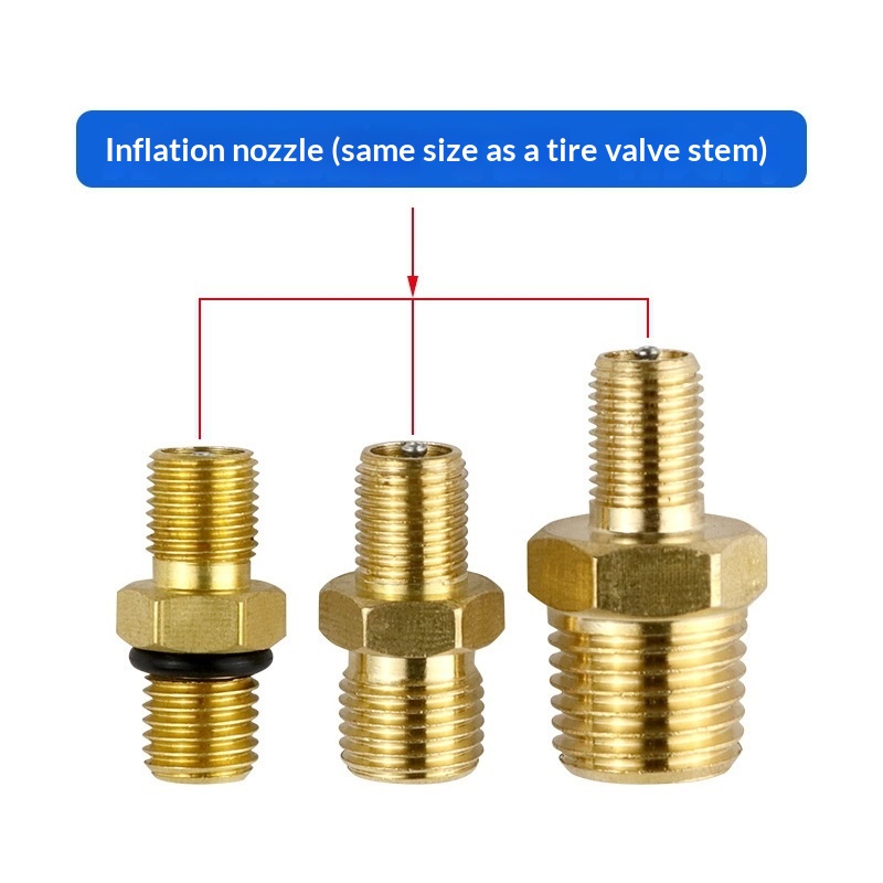 Tige de valve d'air en laiton  - Tire Inflator Nozzle Kit avis et prix
