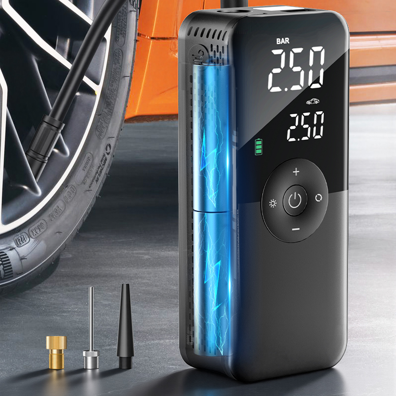 Nouvelle pompe à air rechargea - Portable Air Compressor 12V Digital avis et prix