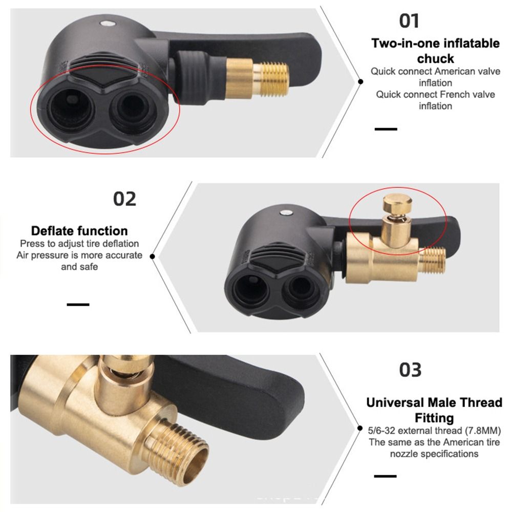 Adaptateur de valve de gonflag - Tire Inflator Nozzle Kit avis et prix