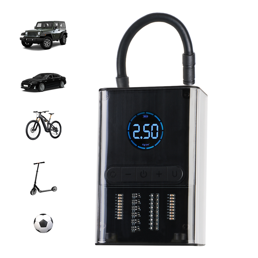 Pompe à air portable sans fil  - Portable Air Compressor 12V Digital avis et prix