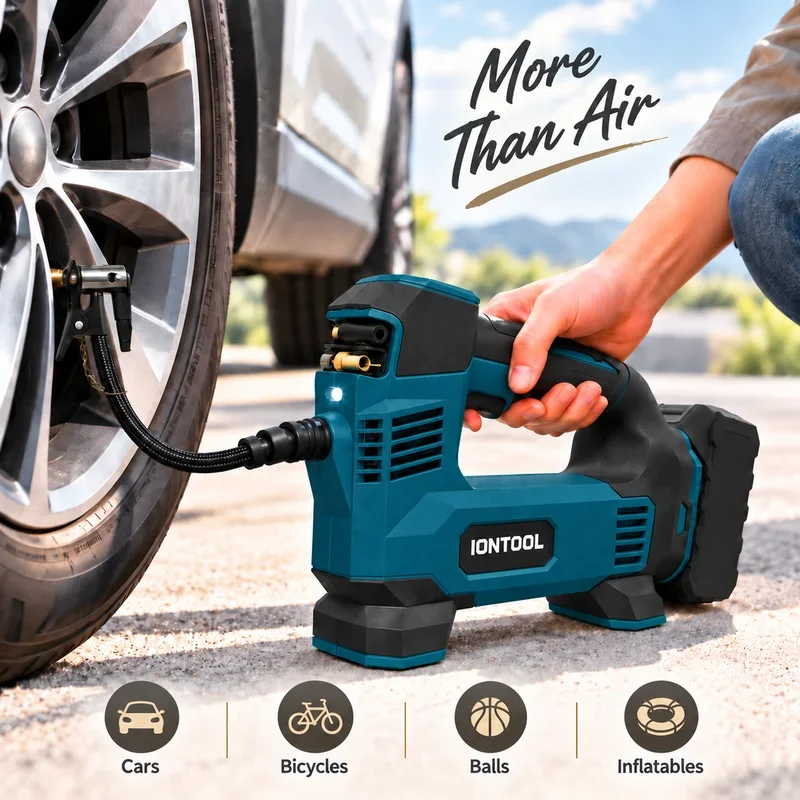 Gonfleur sans fil et sans bala - Cordless Tire Inflator 150Psi avis et prix