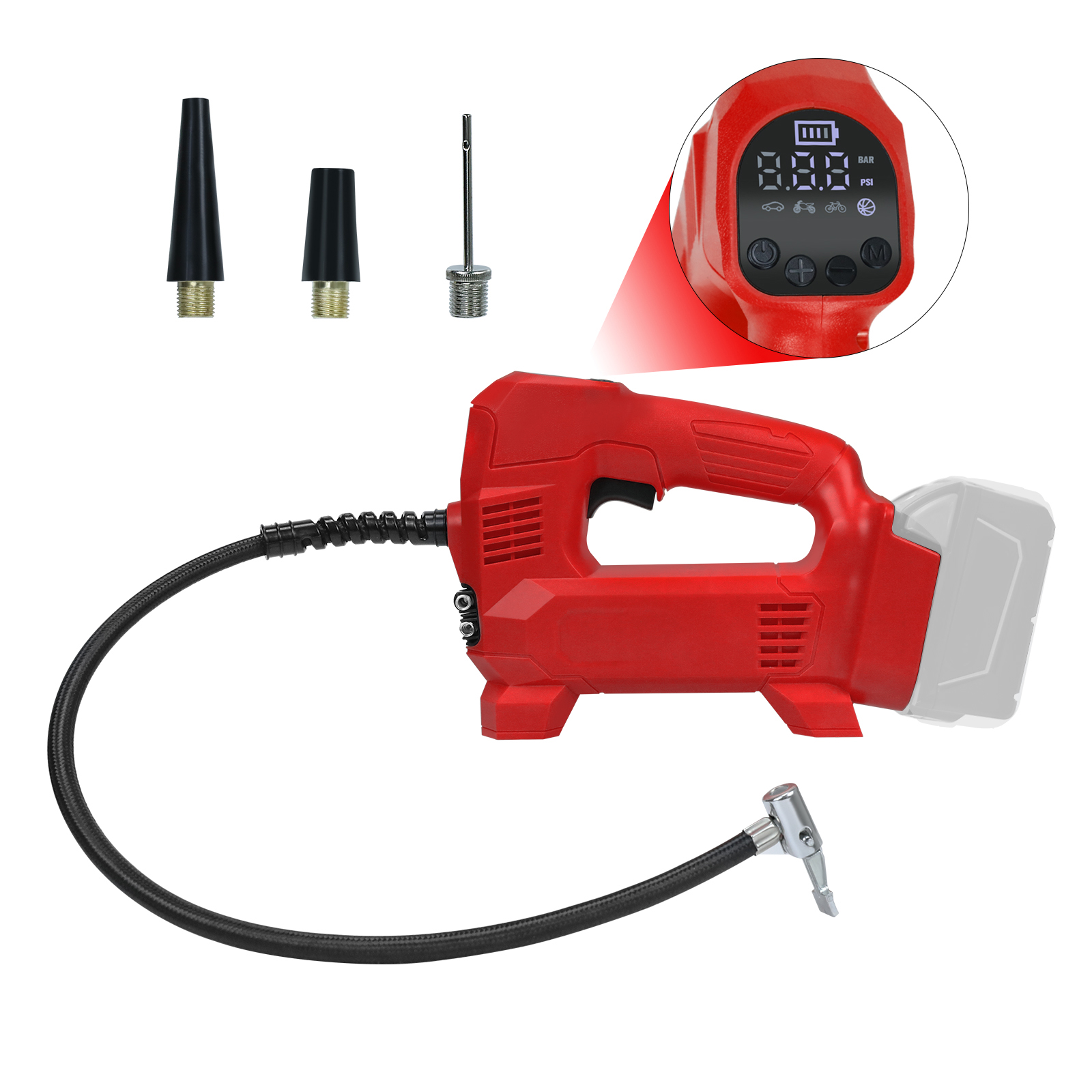 Compresseur d'air portable san - Cordless Tire Inflator 150Psi avis et prix