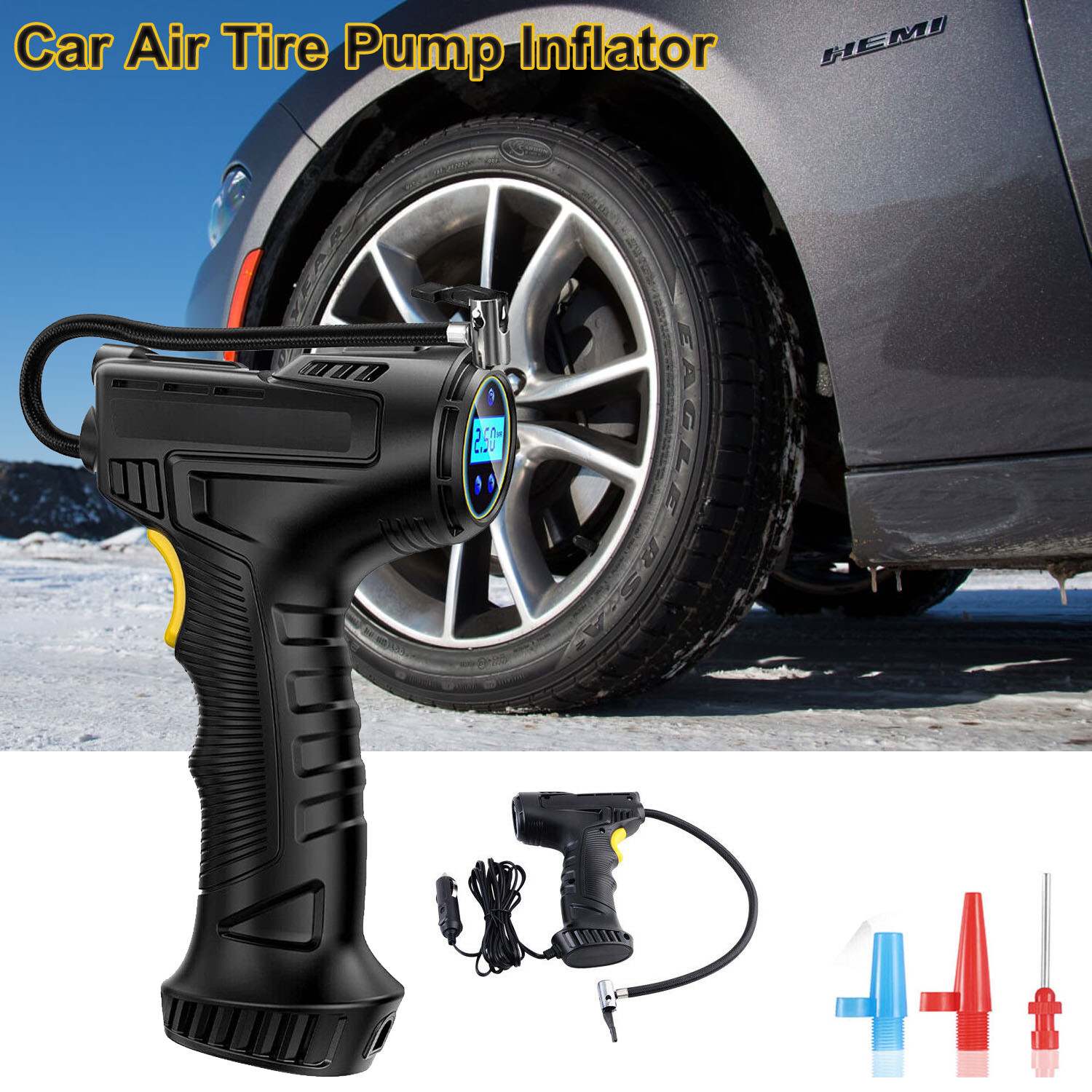 Compresseur d'air numérique po - Cordless Tire Inflator 150Psi avis et prix