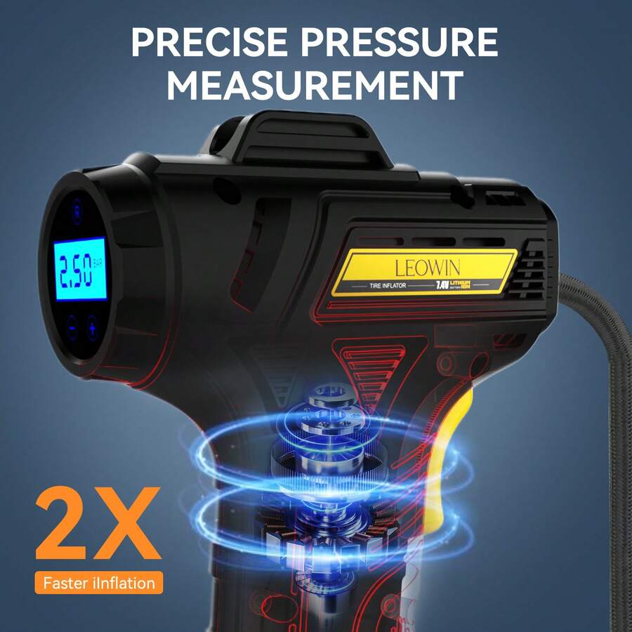 Compresseur d'air numérique sa - Cordless Inflator For Car Bike Ball avis et prix