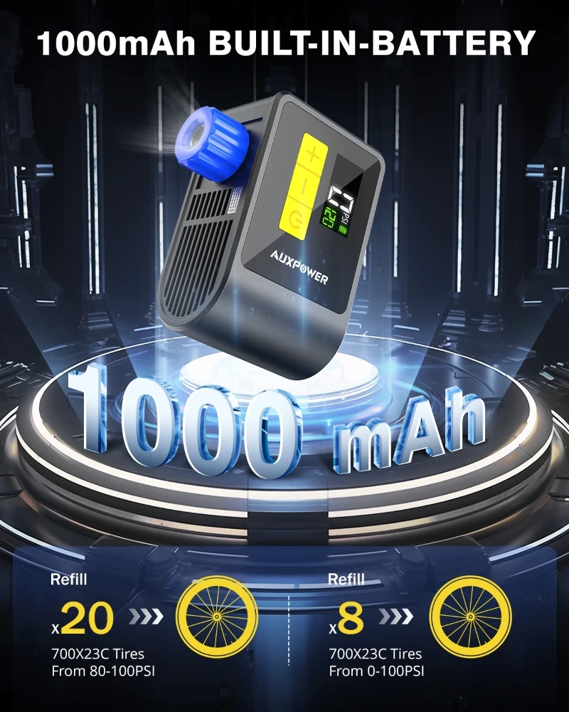 Mini pompe à Air électrique 12 - Portable Air Compressor 12V Digital avis et prix