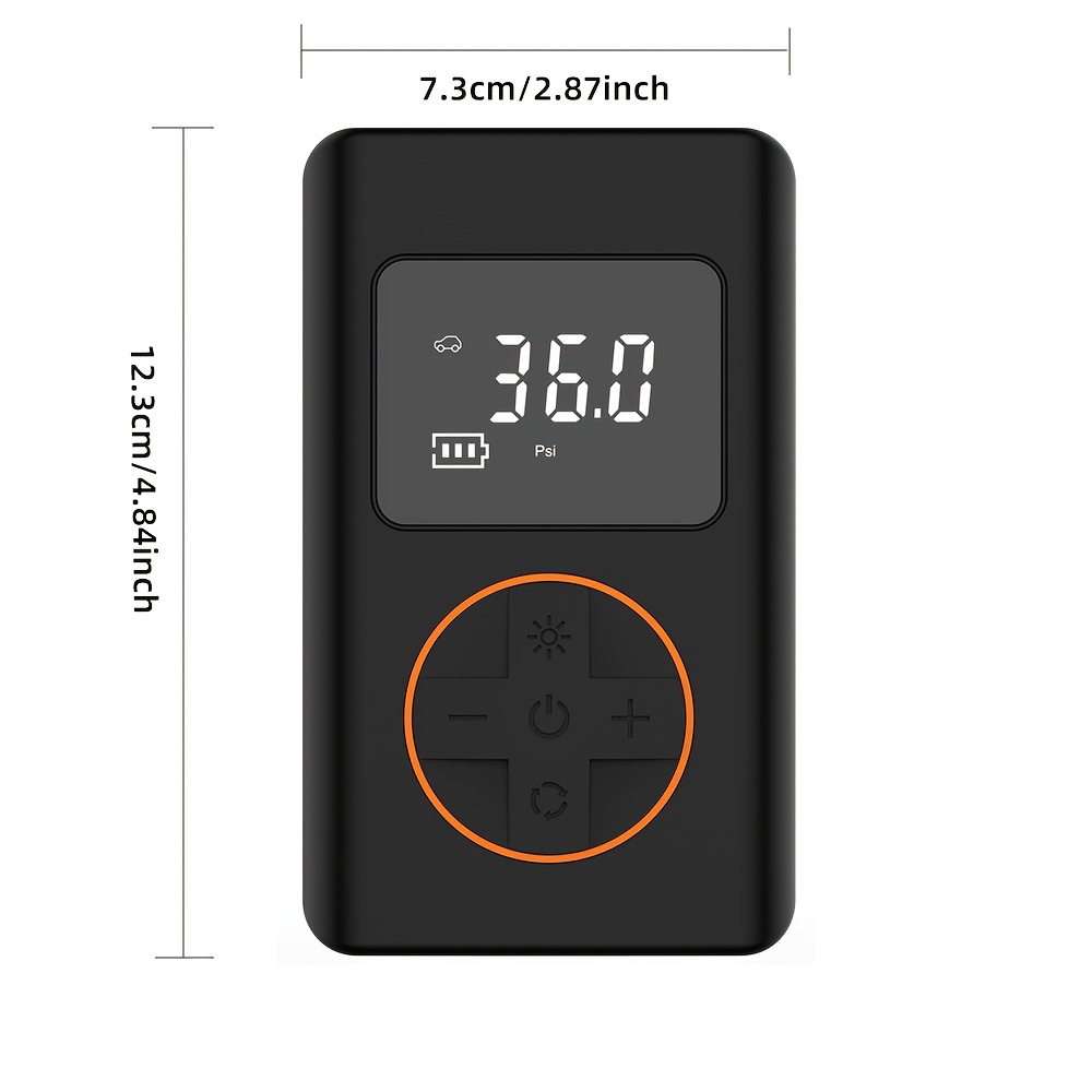 Compresseur d'air portable pou - Digital Tire Pressure Gauge Rechargeable avis et prix
