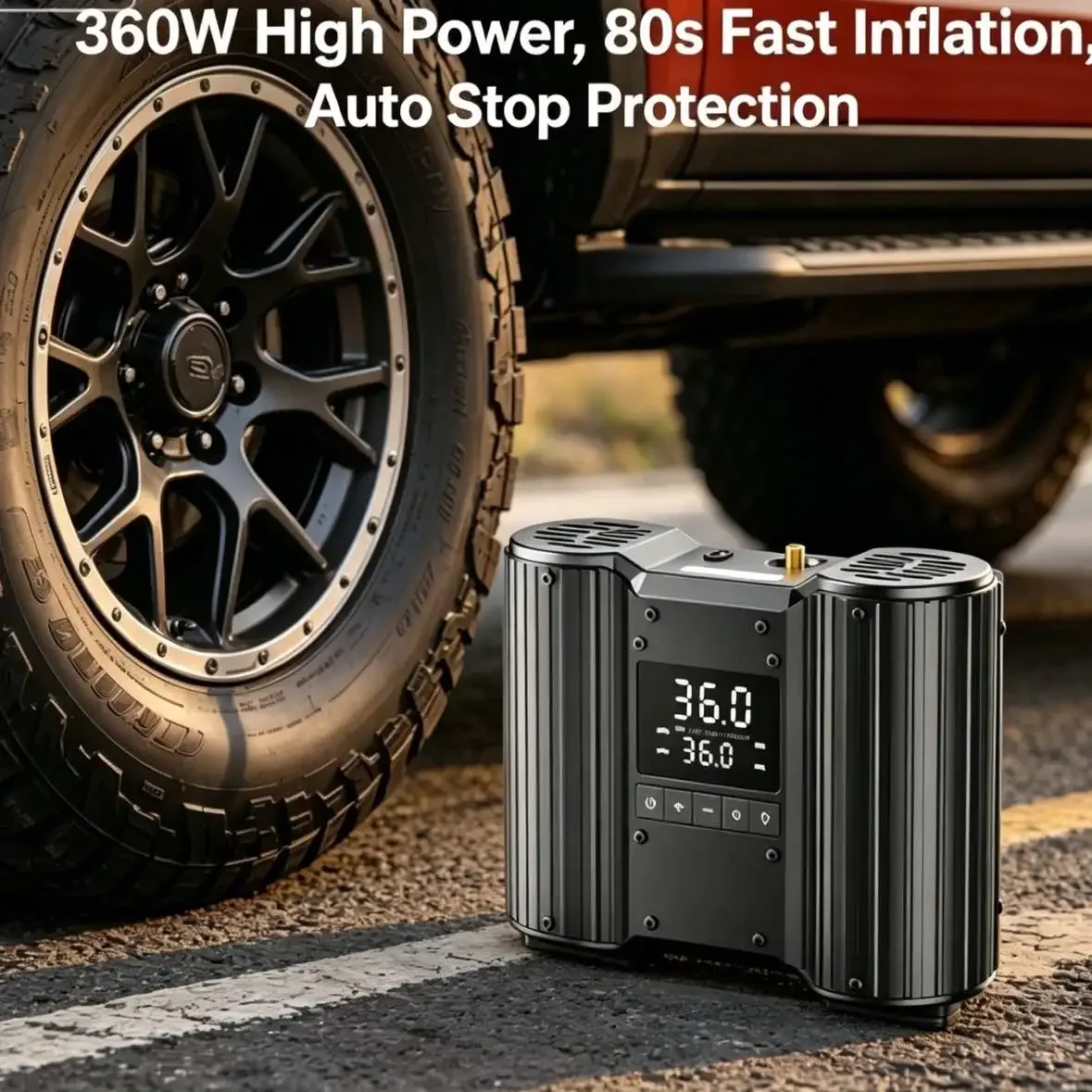 Gonfleur de pneus double cylin - Tire Inflator Dual Cylinder avis et prix