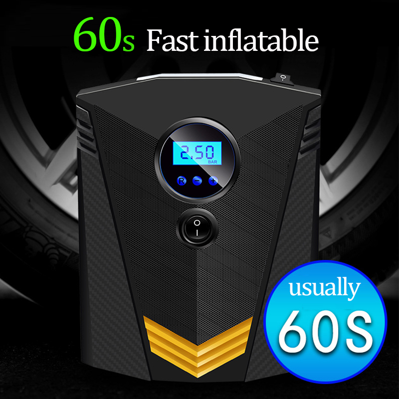 EADavid-Pompe de compresseur d - Portable Air Compressor 12V Digital avis et prix