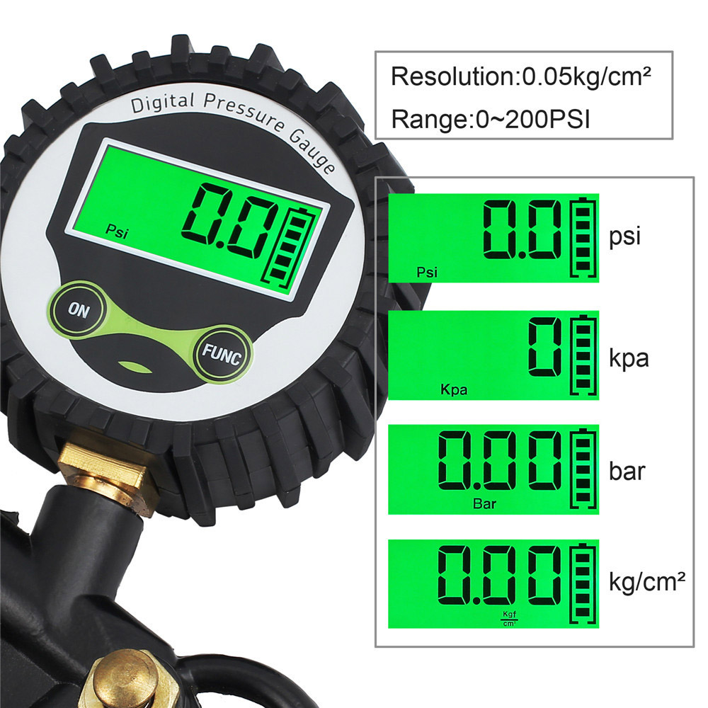 Tuyau de gonflage avec jauge d - Car Tire Inflator 4X4 Offroad avis et prix