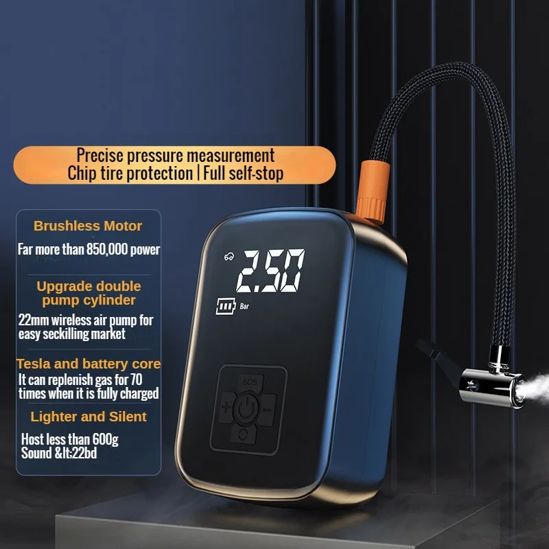Compresseur d'air portable éle - Cordless Tire Inflator 150Psi avis et prix