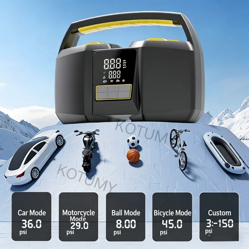 Gonfleur de pneus pour SUV tou - Tire Inflator Dual Cylinder avis et prix