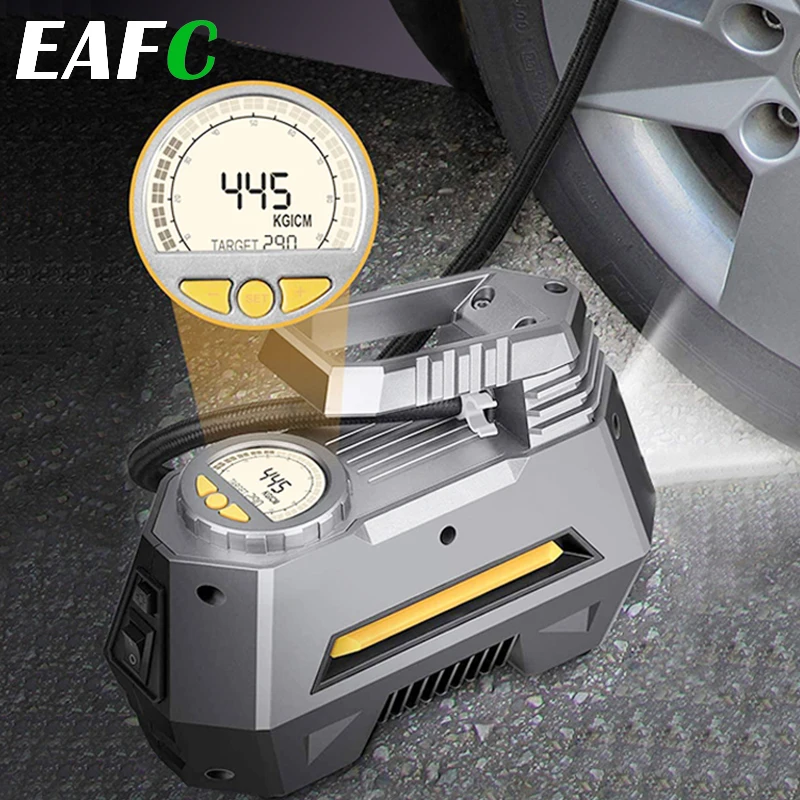 Gonfleur de pneu de voiture Po - Portable Air Compressor 12V Digital avis et prix