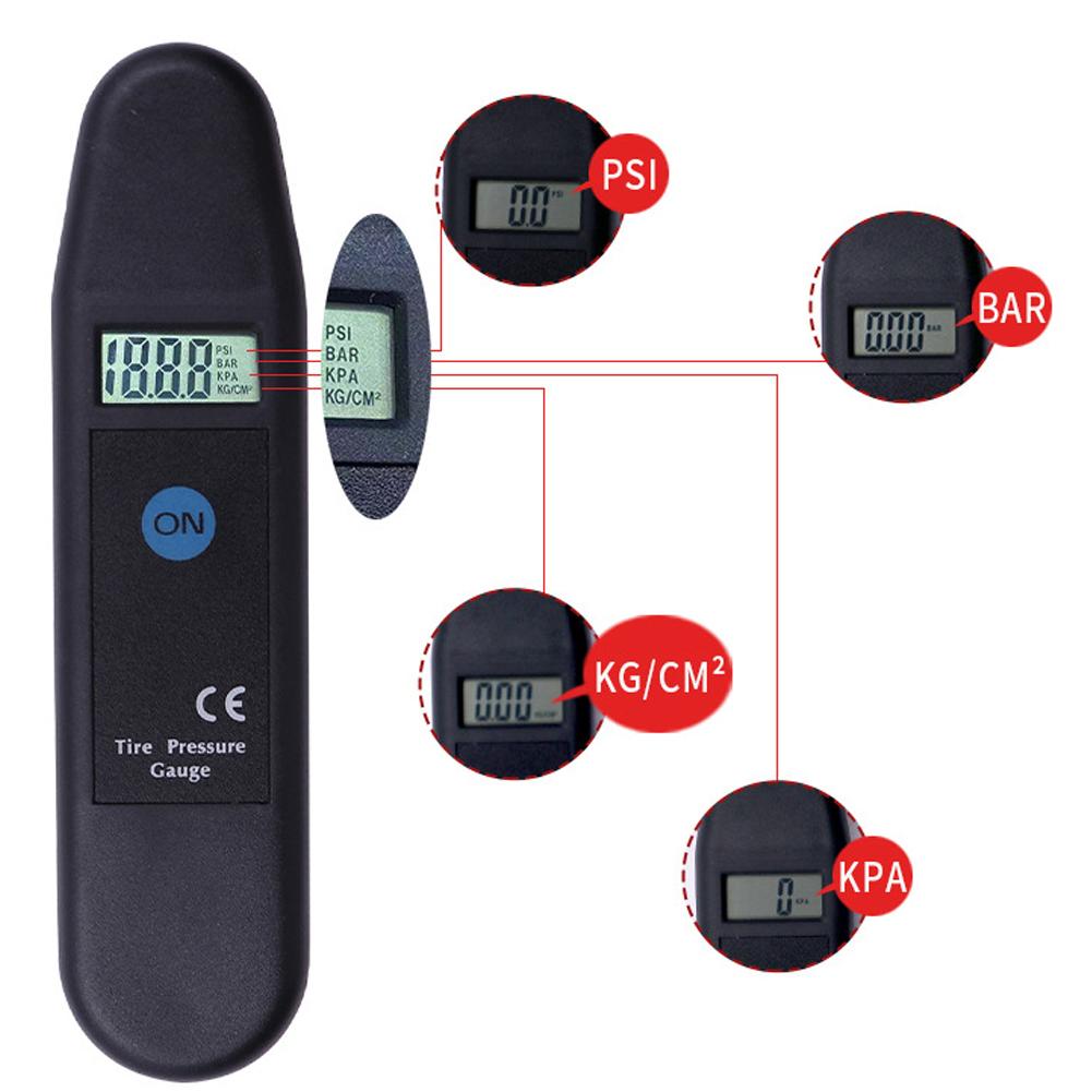 TG101 numérique voiture pneu j - Digital Tire Pressure Gauge Rechargeable avis et prix